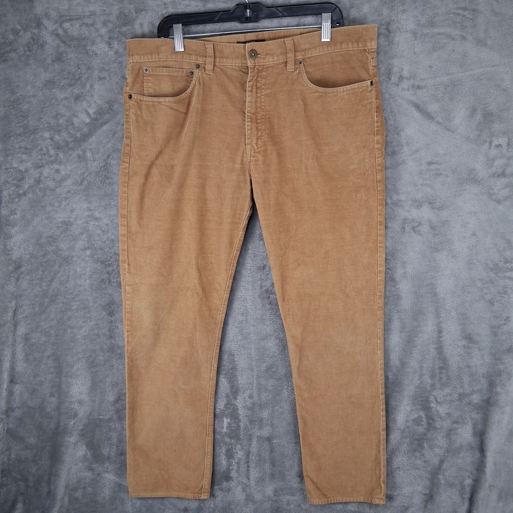 J.Crew Mercantile Flex Slim Corduroy Pants Mens Size 36x30 Tan Brown J7334